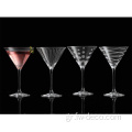 Προσαρμοσμένο χύμα Clear Cocktail Glass Martini γυαλιά